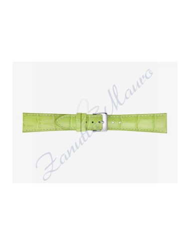 Cinturino stampa cocco 454 ansa 18 colore verde chiaro