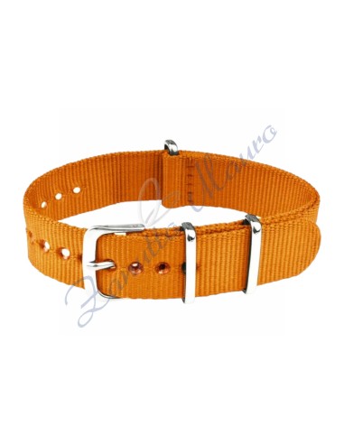 Cinturino NATO colore arancione ansa mm 18