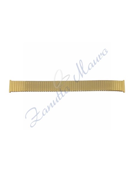 Bracciale elastico GDT2 in acciaio dorato ansa a pompa mm 16/22