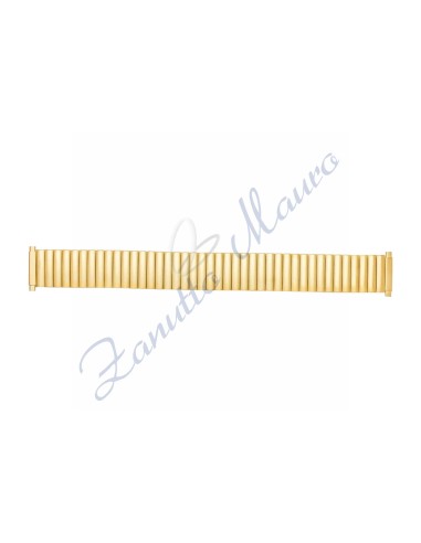 Bracciale elastico GDT1 in acciaio dorato ansa a pompa mm 16/22