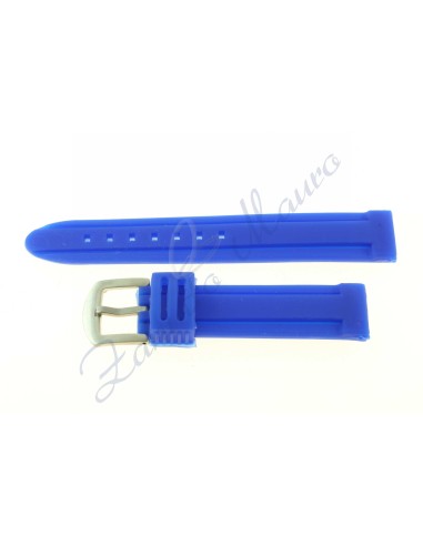 Cinturino in silicone J203 blu ansa mm 20 soft touch