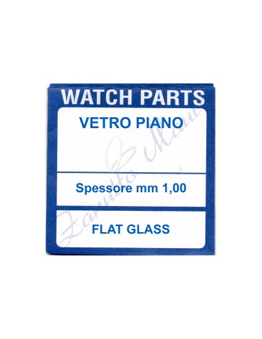 Vetro minerale piano spessore mm 1,00 diametro 134