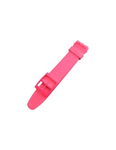 Cinturino in silicone per Swatch ansa mm 17 colore rosa antico