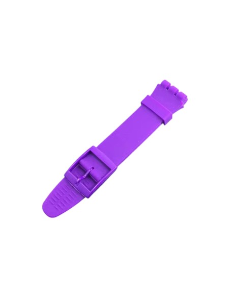 Cinturino in silicone per Swatch ansa mm 17 colore viola