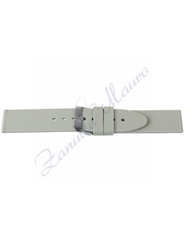 Cinturino 387/QR in silicone soft touch mm 18 easy pin colore grigio