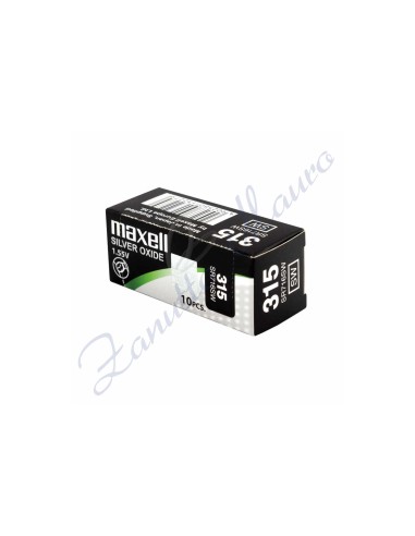 Pila Maxell  315  silver oxide SR716SW Hg 0%