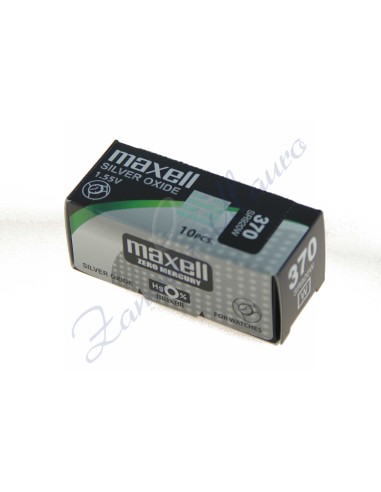 Pila Maxell  370  silver oxide SR920W Hg 0%