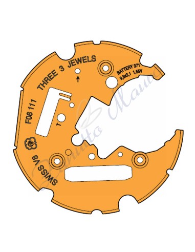 Cover circuito movimento ETA F06.111 ricambio 4038