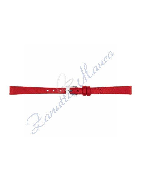 Cinturino 677-6 in cuoio Drake ansa  8 rosso