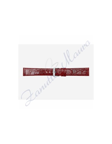 Cinturino 581 stampa malindi piatto ansa mm 14x10 colore bordeaux