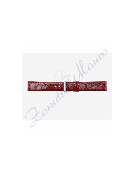 Cinturino 581 stampa malindi piatto ansa mm 20x16 colore bordeaux