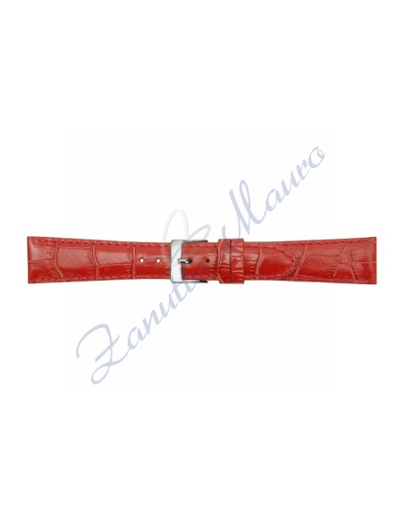 Cinturino stampa cocco 454XL ansa mm 18 colore rosso