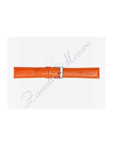 Cinturino 594 in pelle semiribordato 18x16 colore arancione