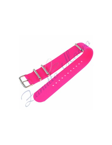 Cinturino NATO Fluo 530  ansa 22 rosa