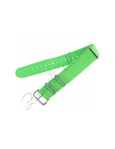 Cinturino NATO Fluo 530  ansa 20 verde