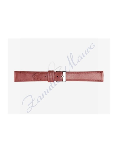 Cinturino 694 in pelle semiribordato 16x14 colore bordeaux