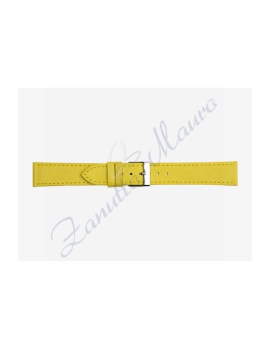 Cinturino 694 in pelle semiribordato 20x16 colore giallo