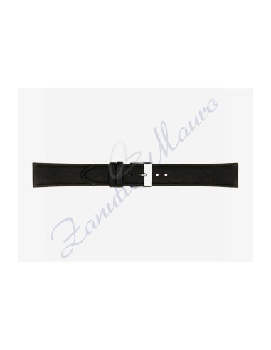 Cinturino 694 in pelle semiribordato 16x14 colore nero