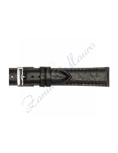 Cinturino 700 in pelle stampa bisonte 12x10 colore nero