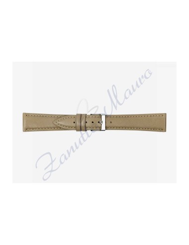 Cinturino 662 in cuoio drake semiribordato 14x12 colore beige