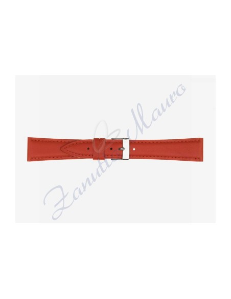 Cinturino 662 in cuoio drake semiribordato 16x14 colore rosso