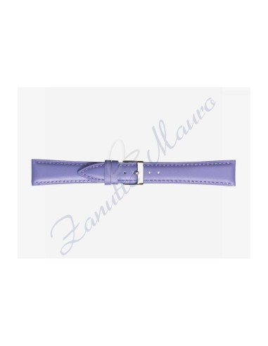 Cinturino 662 in cuoio drake semiribordato 12x10 colore viola scuro