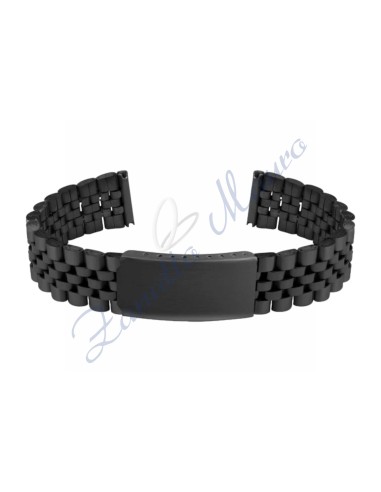 Bracciale GD7030 in acciaio brunito ansa mm 18