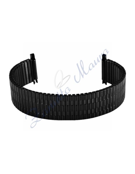 Bracciale elastico GD631 in acciaio brunito ansa a pompa mm 16/22