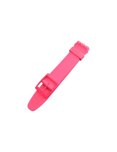 Cinturino in silicone per Swatch ansa mm 17 colore rosa antico