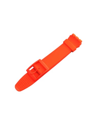 Cinturino in silicone per Swatch ansa mm 17 colore rosso