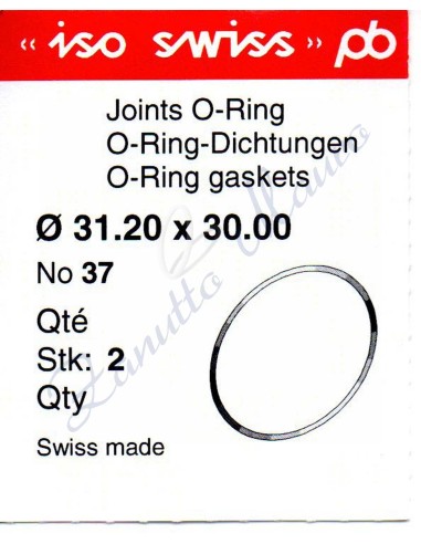 OR Standard ISO037 busta 2 pz Diam.int. 30.00 sezione 0.60