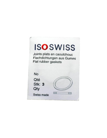 Guarnizioni Flat IsoSwiss 113 21,90x20,70 h 0,50 busta da 3 pezzi