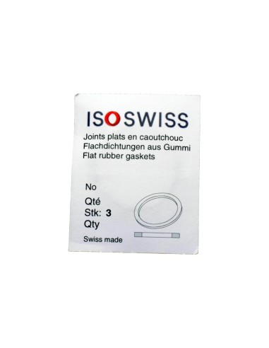 Guarnizioni Flat IsoSwiss 119 24,50x22,80 h 0,50 busta da 3 pezzi