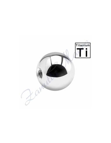 Sfera pallina in titaniomm 1,2x4