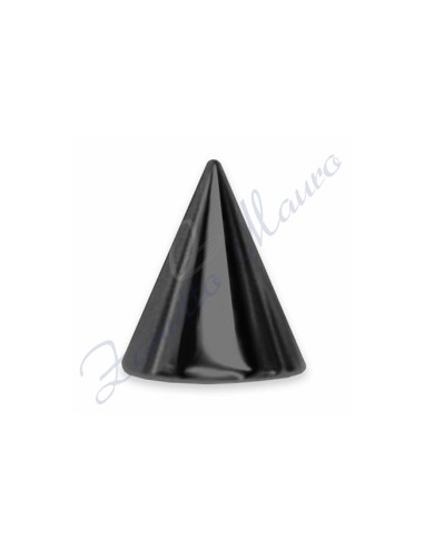 Cono mm 1,6x5 in acciaio 316L brunito