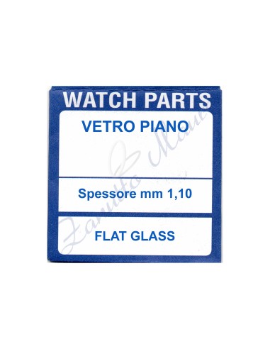 Vetro minerale piano spessore mm 1,10 diametro 240