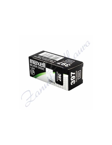 Pila Maxell  397  silver oxide SR726SW Hg 0%