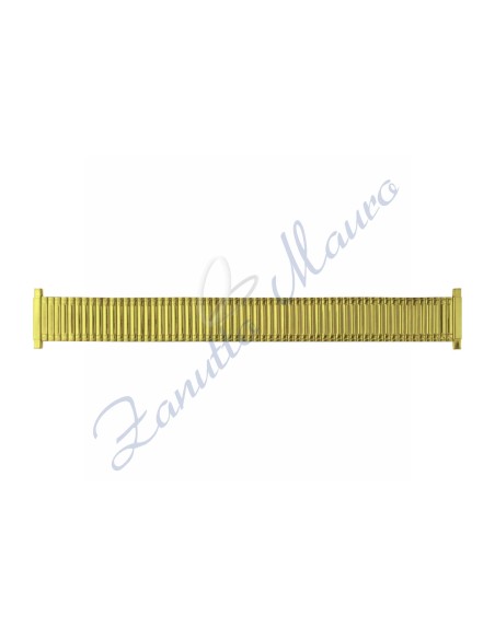 Bracciale elastico GDT5 in acciaio dorato ansa a pompa mm 16/22