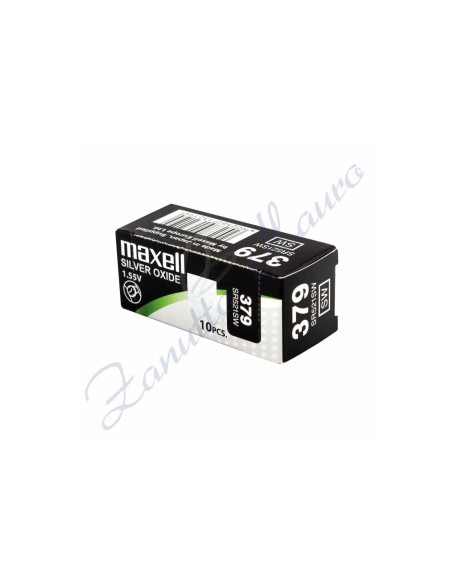 Pila Maxell  379  silver oxide SR521SW Hg 0%