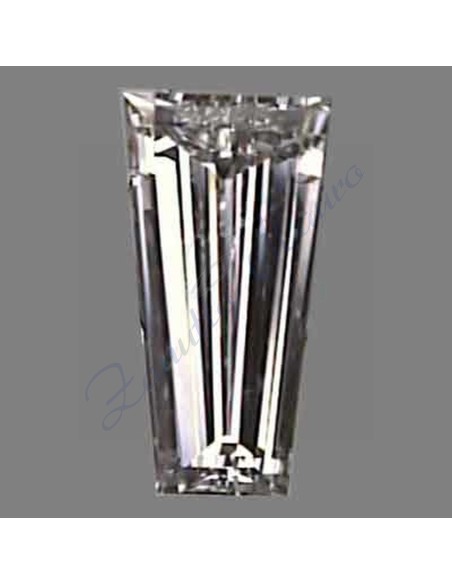 Cubic zirconia taglio taper mm 3x2.50x1.5 Confezione da 10 pz