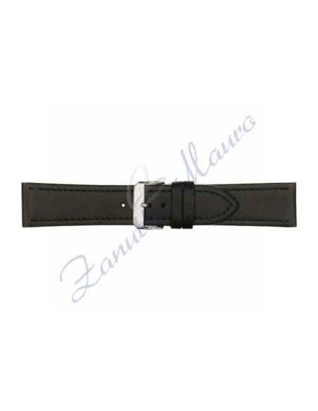 Cinturino 644 in pelle nero ansa 22x20