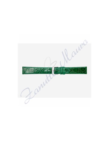 Cinturino 581 stampa malindi piatto ansa mm 14x10 colore verde scuro