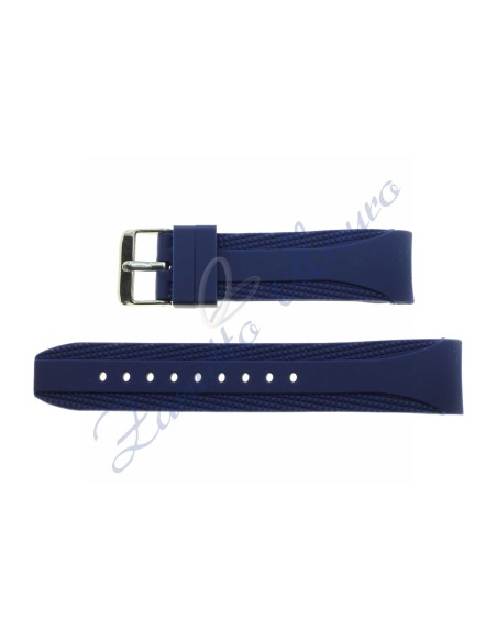 Cinturino JC122 in gomma blu ansa mm 20 con attacco per orlogi Nautica