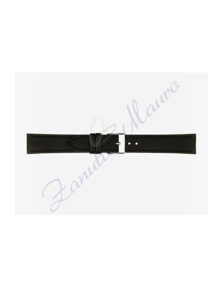 Cinturino 694 in pelle semiribordato 16x14 colore nero