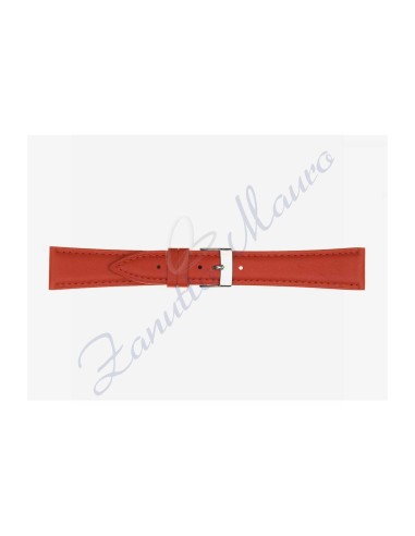 Cinturino 662 in cuoio drake semiribordato 20x16 colore rosso