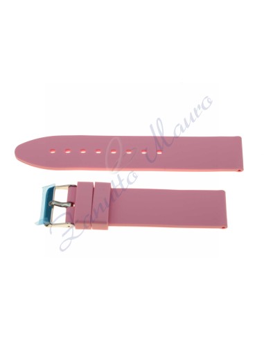 Cinturino in gomma S/046 ansa mm 22 rosa