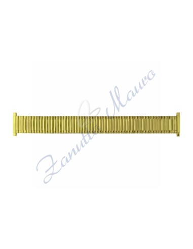 Bracciale elastico GDT5 in acciaio dorato ansa a pompa mm 16/22