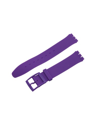 Cinturino in silicone per Swatch ansa mm 16 colore viola