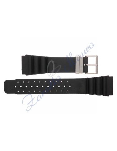 Cinturino citizen 59-S54494 in gomma colore nero ansa mm 24