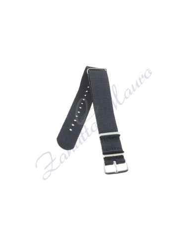 Cinturino JT111 NATO ansa mm 18 colore nero